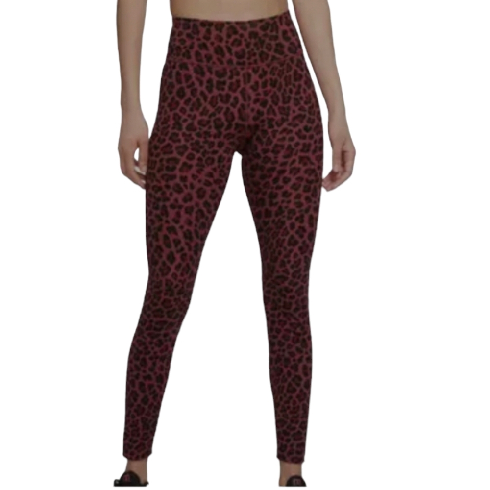Nike One Sports Dri Fit Leopard Print Leggings Size XS